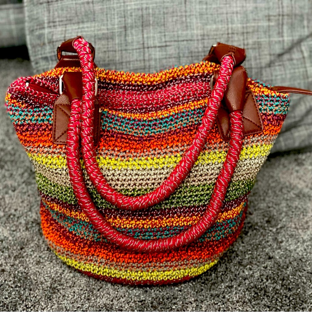 The Sak soft woven shoulder purse
